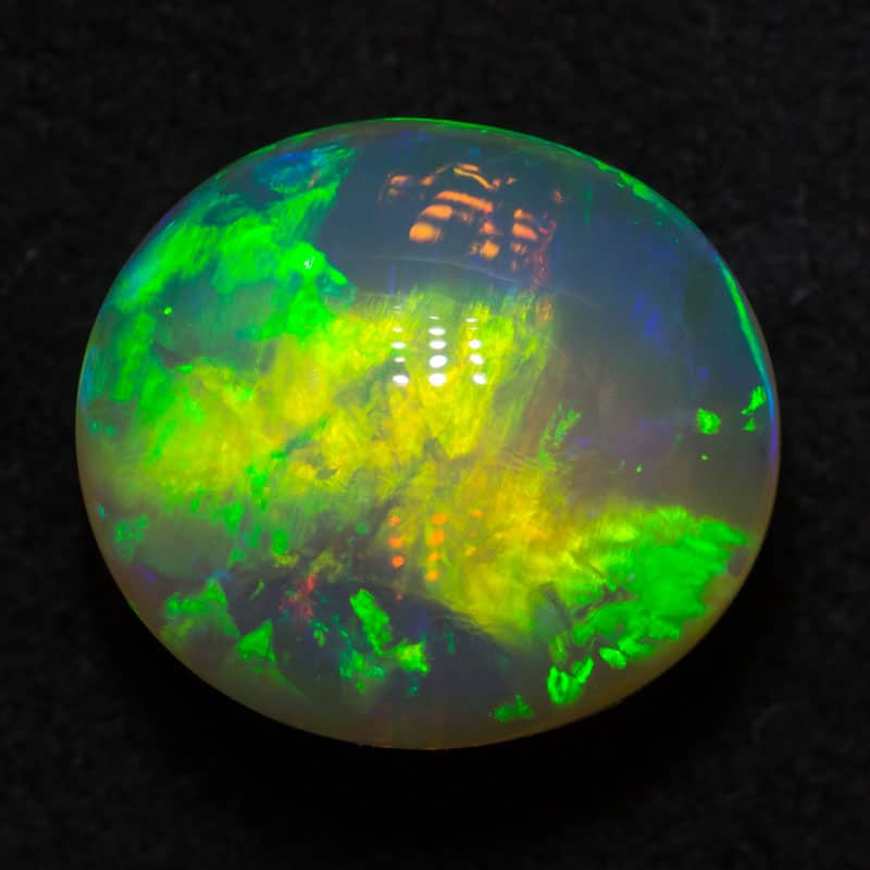 7.15 ct gem crystal opal double sided 12.5x11x9mm - Image 4