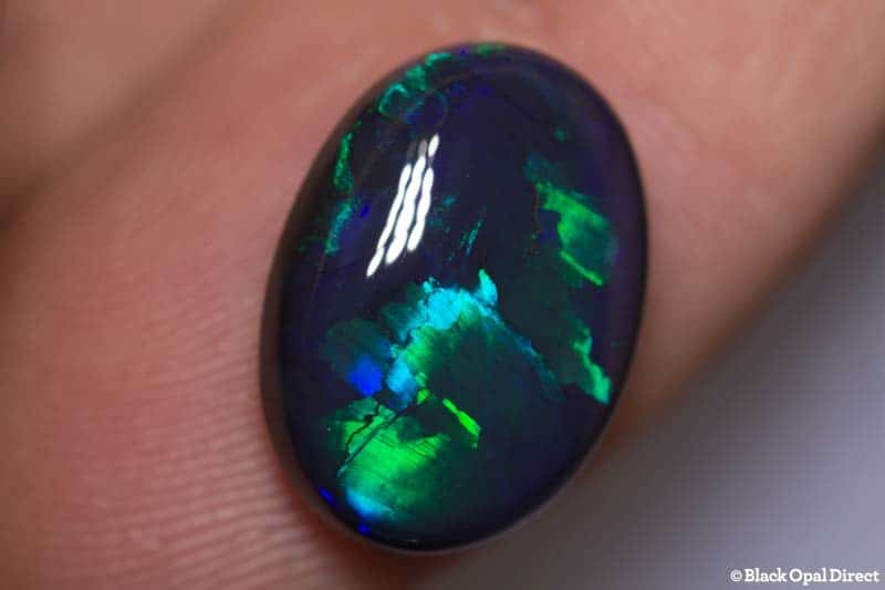 7.21 ct black opal 16x12x6mm - Image 2