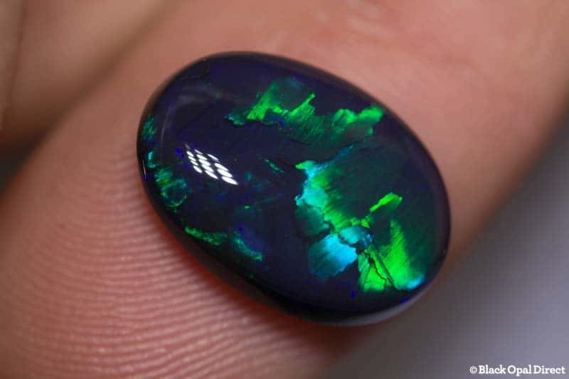7.21 ct black opal 16x12x6mm - Image 3