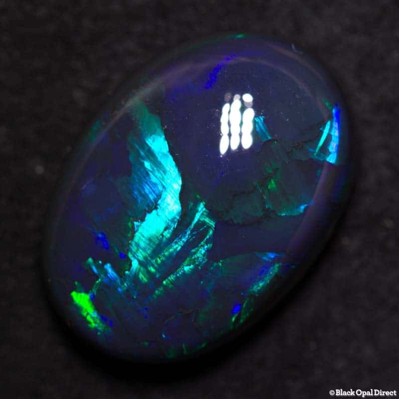 7.21 ct black opal 16x12x6mm - Image 4