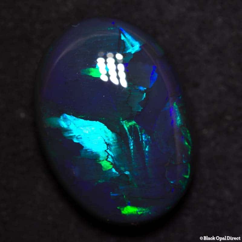7.21 ct black opal 16x12x6mm - Image 5