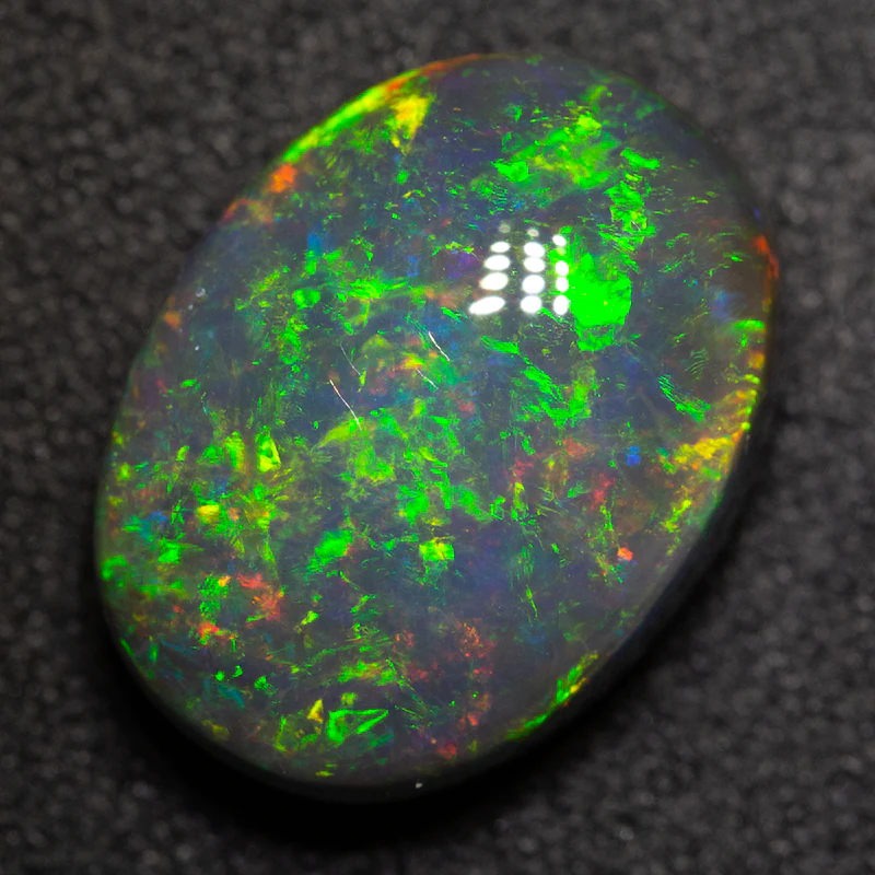 7.29 ct black opal 14.9x11.1x7.1mm - Image 2
