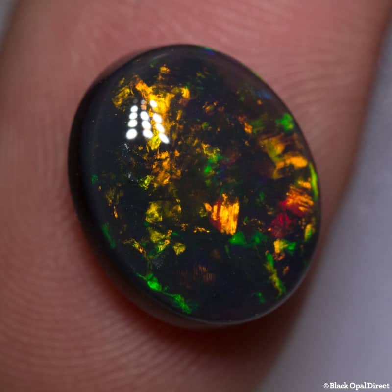 7.35 ct black opal gem 14x12x7mm - Image 2