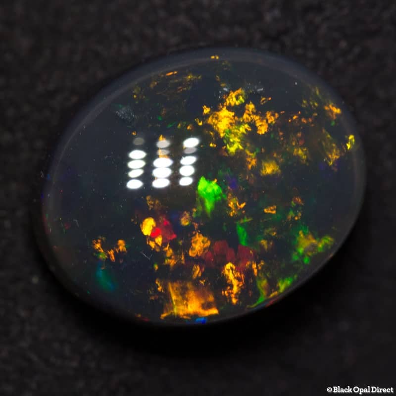 7.35 ct black opal gem 14x12x7mm - Image 4