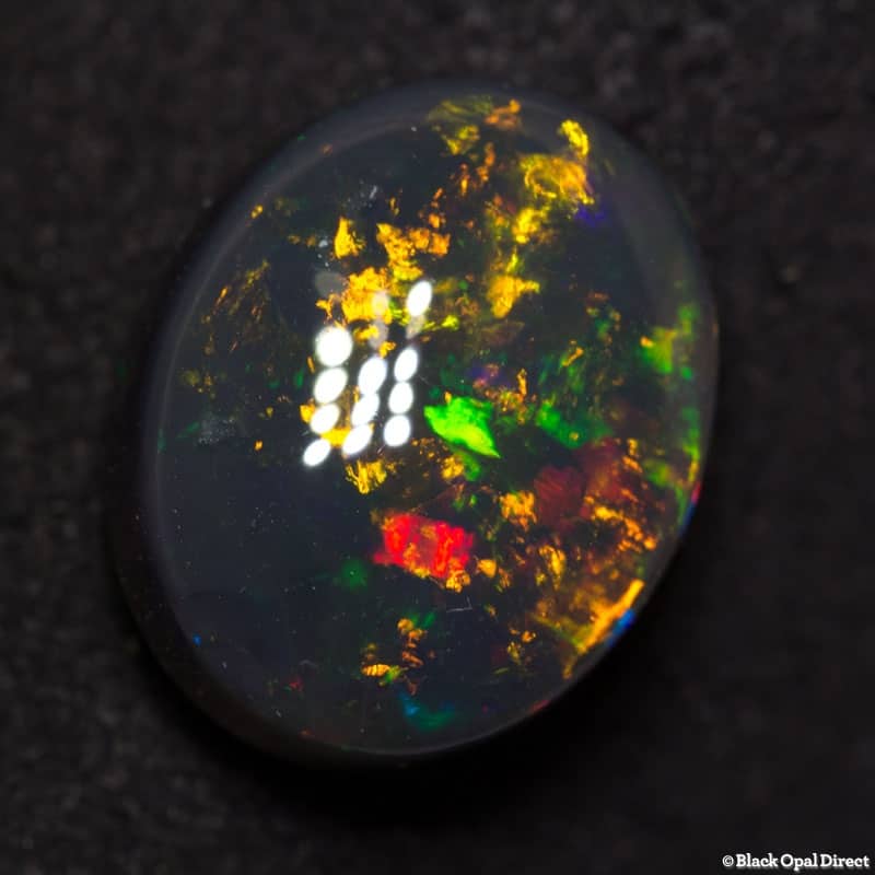 7.35 ct black opal gem 14x12x7mm - Image 5