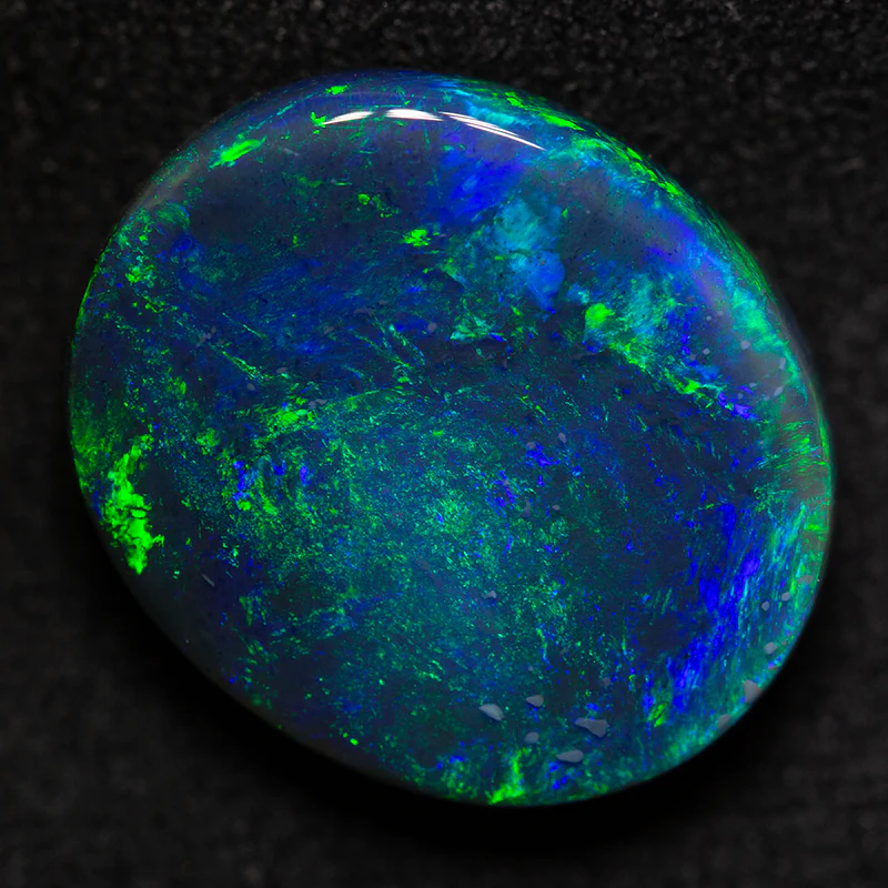 7.36 ct black opal 15.8x13.5x5.4mm - Image 2