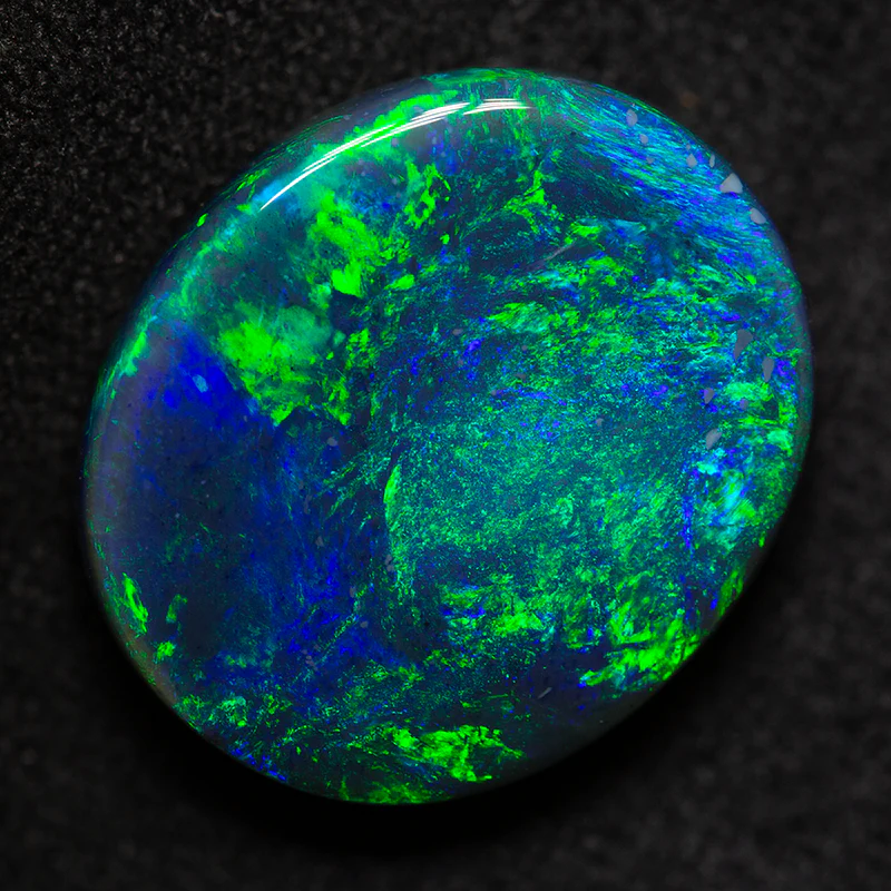 7.36 ct black opal 15.8x13.5x5.4mm - Image 3