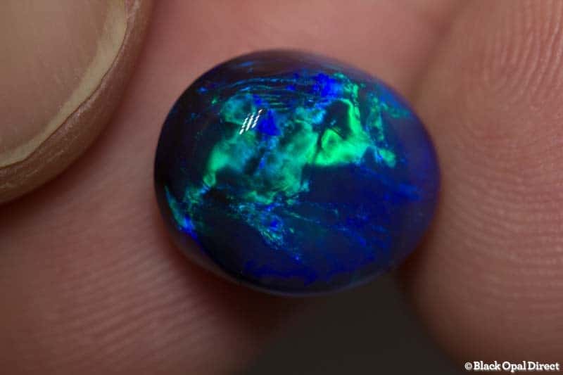 7.55 ct black opal 13x11x8mm - Image 2