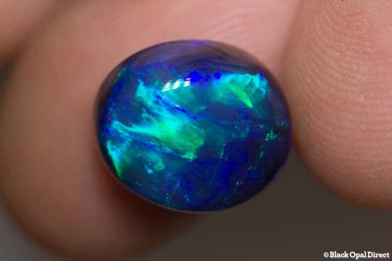 7.55 ct black opal 13x11x8mm - Image 3