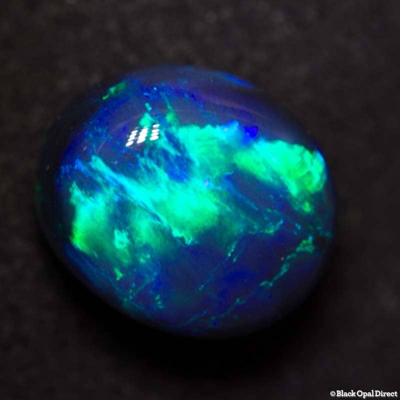 7.55 ct black opal 13x11x8mm - Image 4