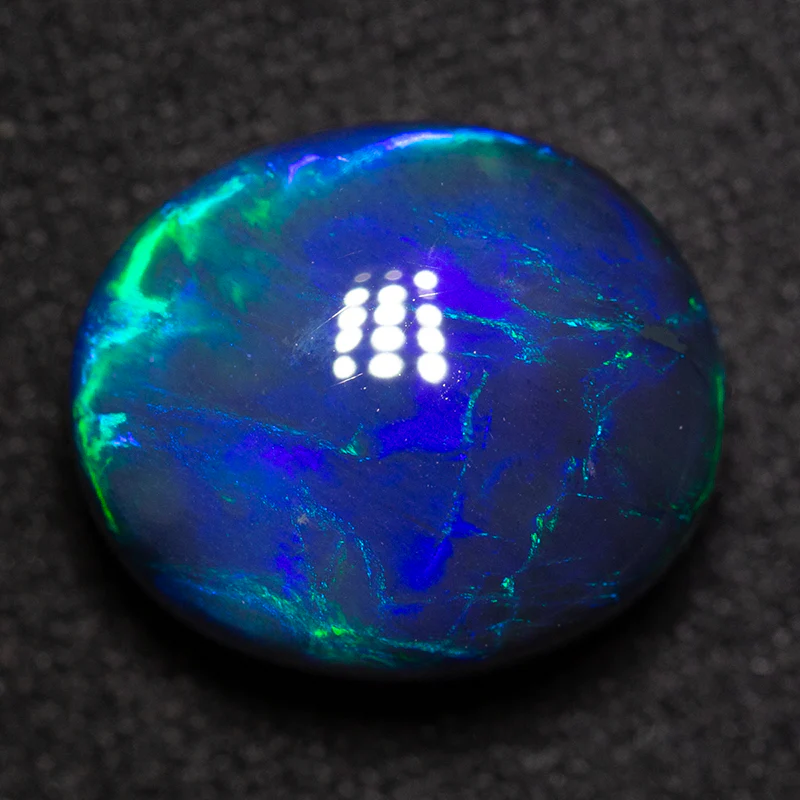 7.55 ct black opal 13x11x8mm - Image 2