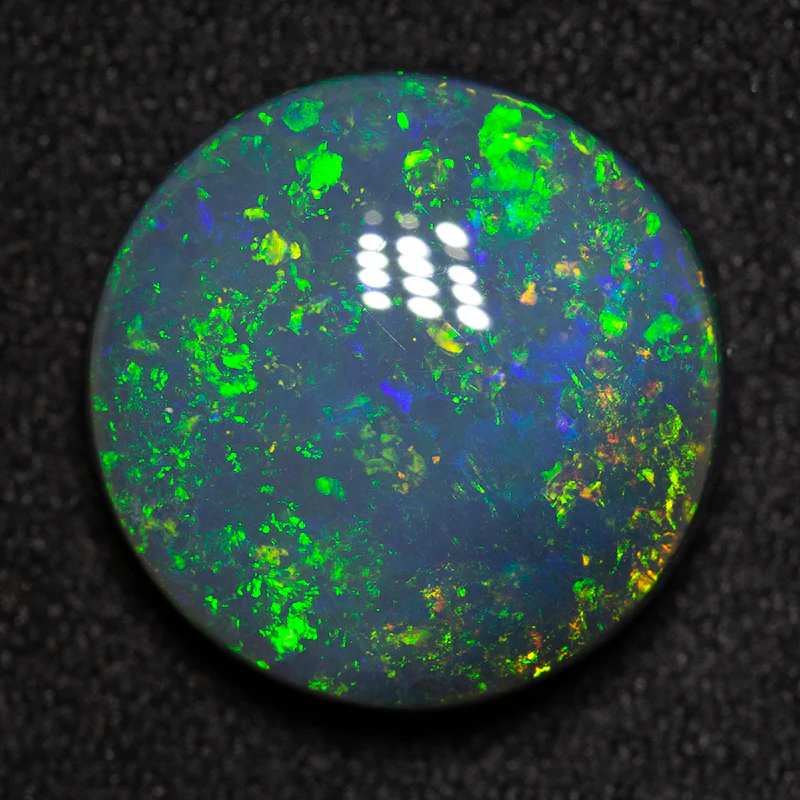 7.60 ct black opal 14x14x5.8mm - Image 3