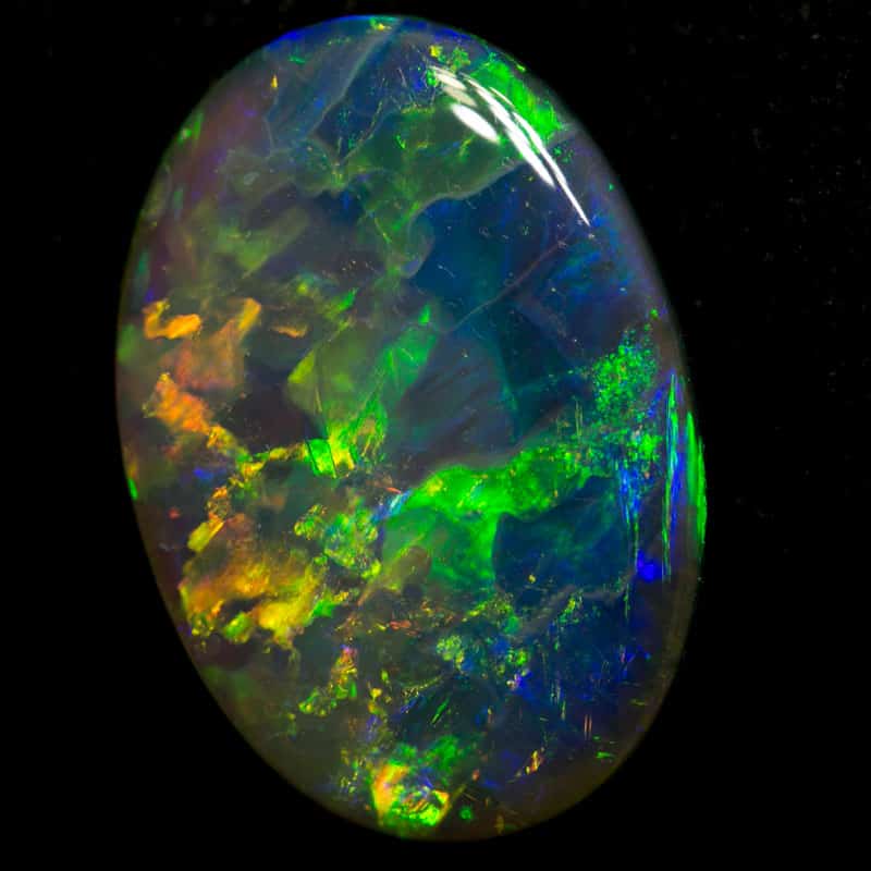 7.61 ct dark opal 19.5x14x4mm - Image 3