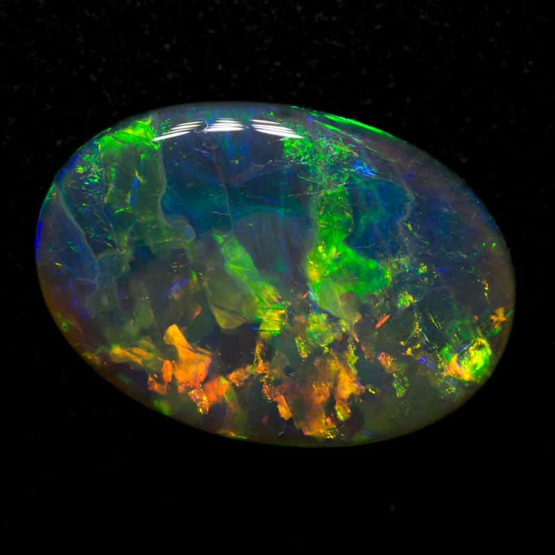 7.61 ct dark opal 19.5x14x4mm - Image 4