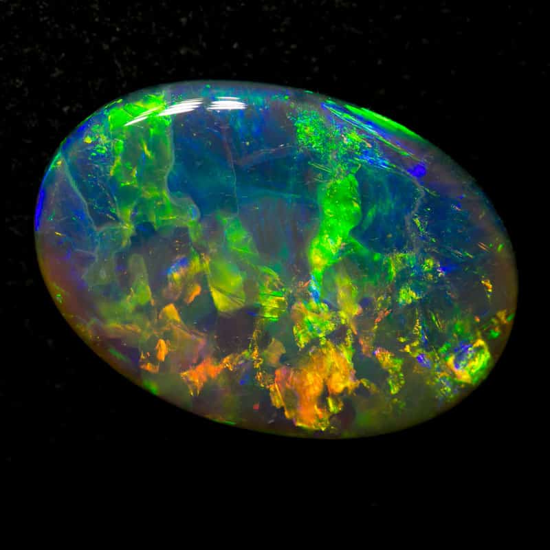 7.61 ct dark opal 19.5x14x4mm - Image 5