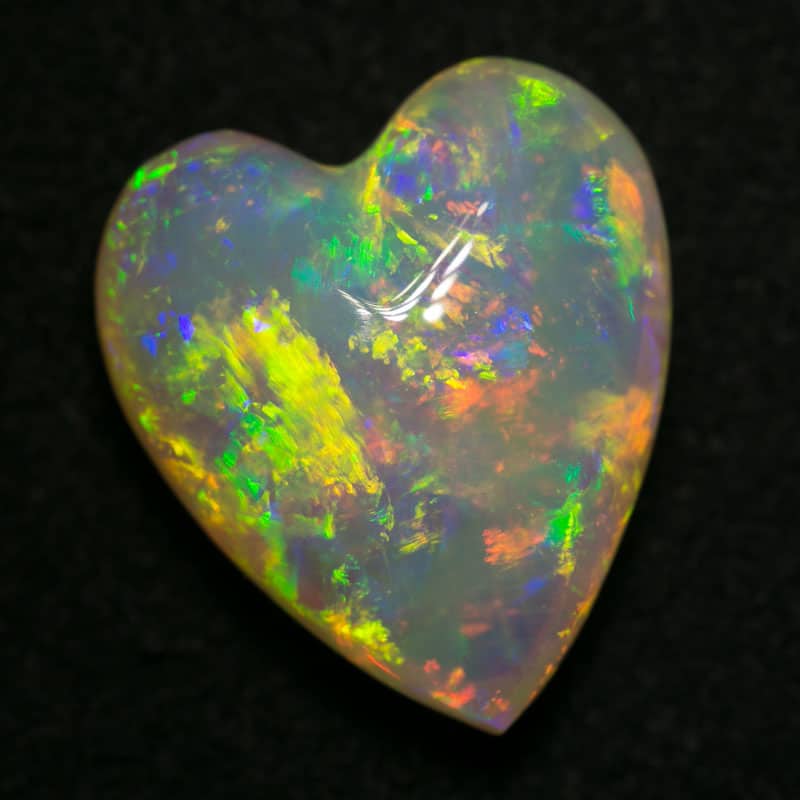7.63 ct double sided crystal opal heart 15x13.5x7mm - Image 3