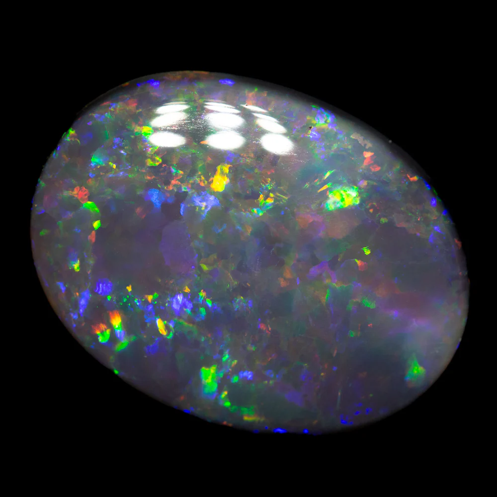7.82 ct black opal 18x14x5 mm - Image 2