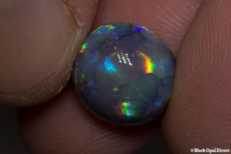7.88 ct black opal  13x12x8mm - Image 3