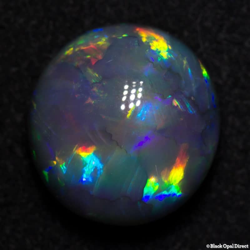 7.88 ct black opal  13x12x8mm - Image 6