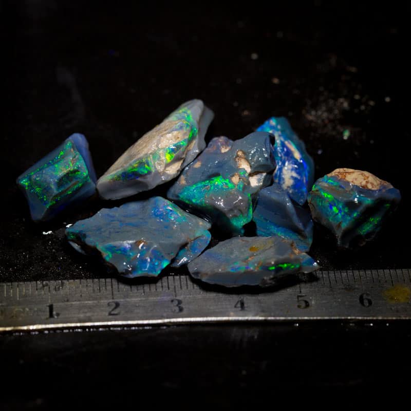 76 ct rough opal parcel 8 pieces untouched - Image 4