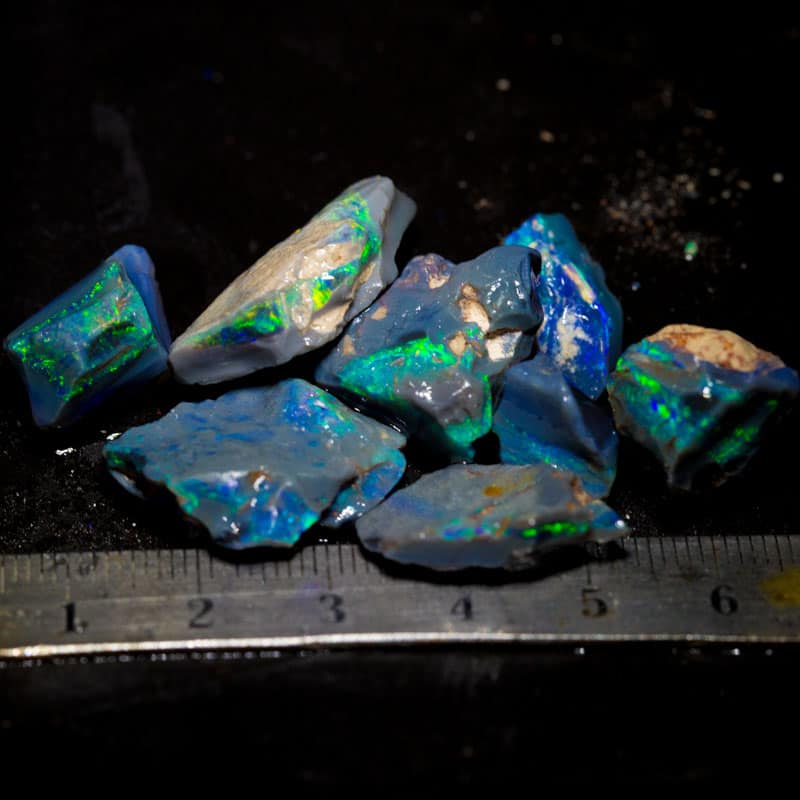 76 ct rough opal parcel 8 pieces untouched - Image 5
