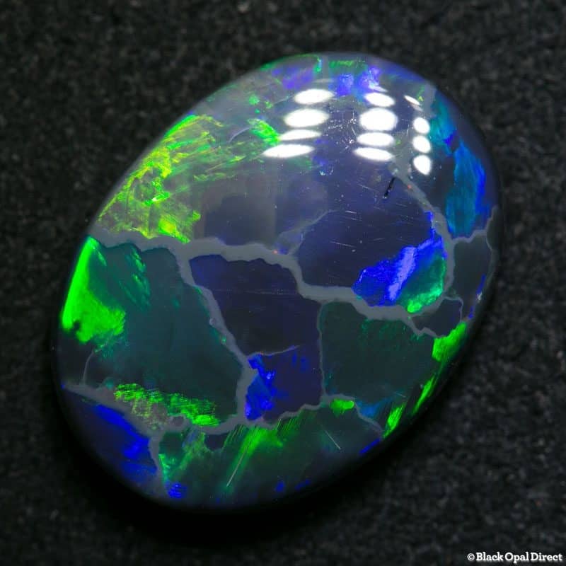 8.06 ct black opal 17x13x5mm - Image 4