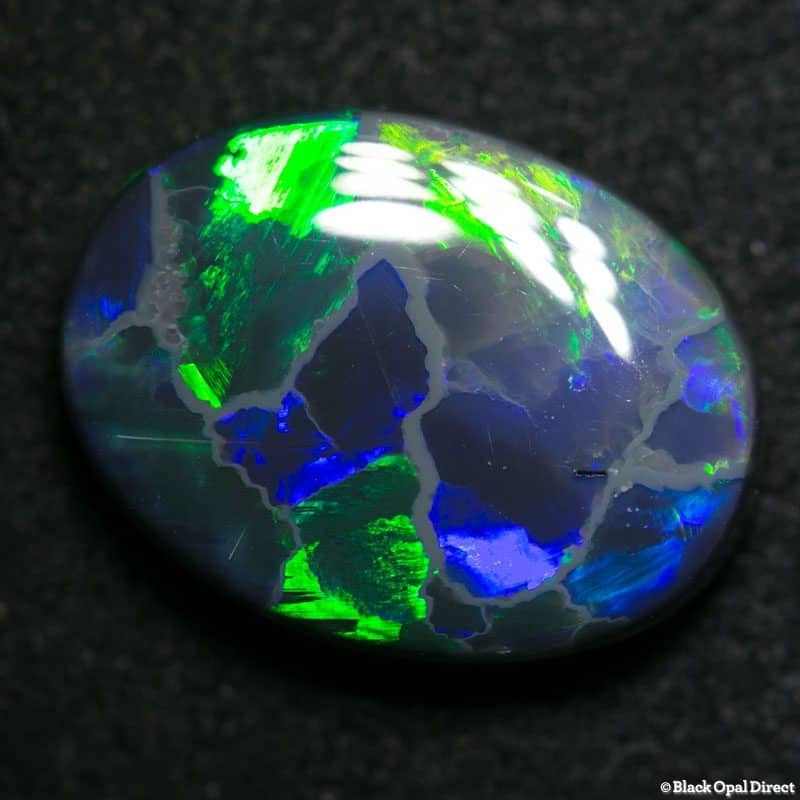 8.06 ct black opal 17x13x5mm - Image 5