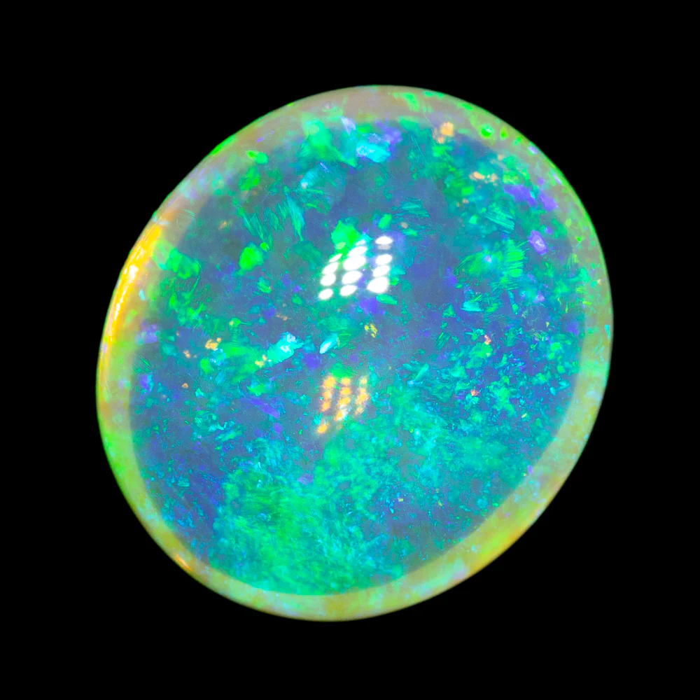 8.13 ct double-sided crystal opal 14.6x13x7.4mm - Image 2