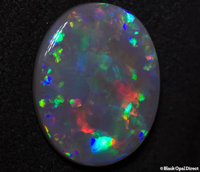 8.19 ct semi black gem opal 19x15x4mm - Image 3