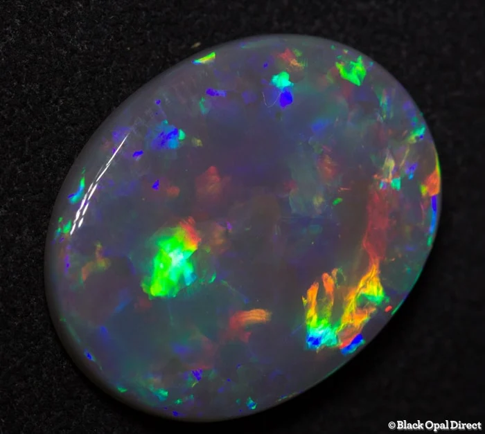 8.19 ct semi black gem opal 19x15x4mm - Image 4