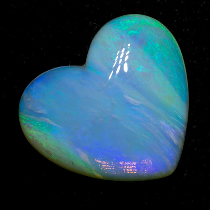 8.21 ct crystal opal heart 17x15.5x5mm - Image 3