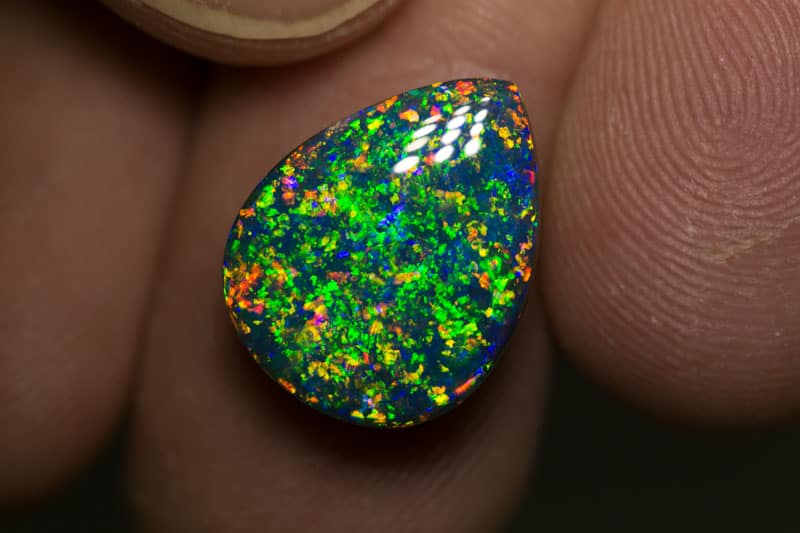 8.30 ct gem black opal collectors piece 16.8x13x6mm - Image 2