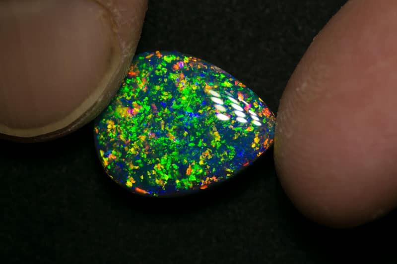 8.30 ct gem black opal collectors piece 16.8x13x6mm - Image 3