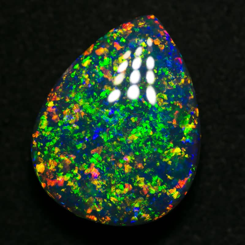 8.30 ct gem black opal collectors piece 16.8x13x6mm - Image 4