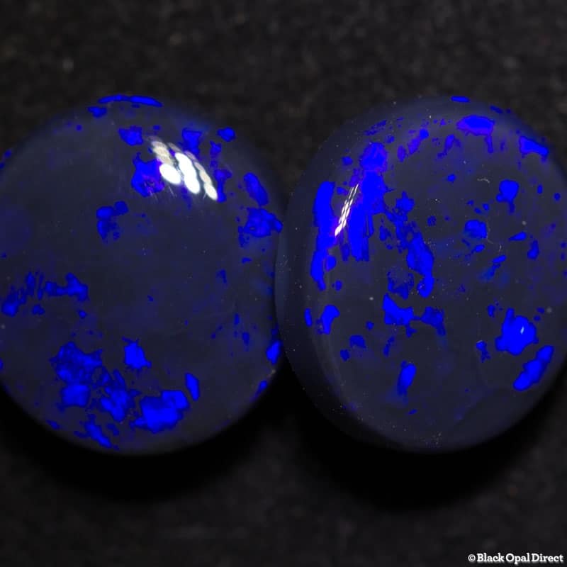 8.35 ct black o pal pair 11.5x11mm - Image 4