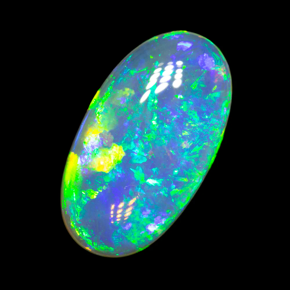 8.41 ct gem double-sided crystal opal 19.8x11x5.3mm - Image 2