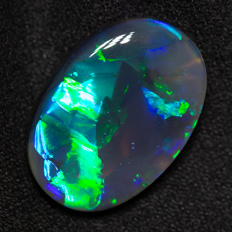 8.52 ct black opal 18x13x5mm - Image 2