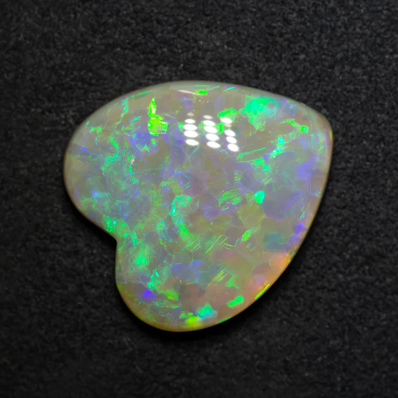 8.54 ct dark opal heart 16.9x15.8x5.4mm - Image 2