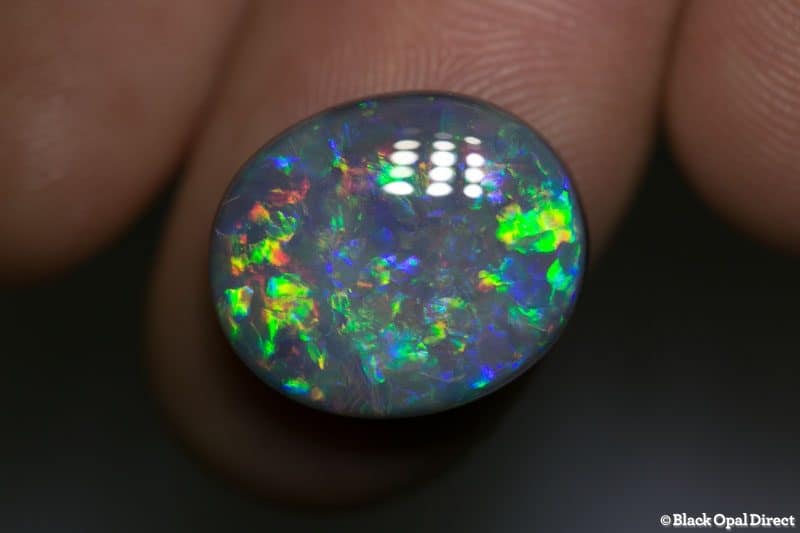 8.68 ct dark opal 17x14x5mm - Image 2