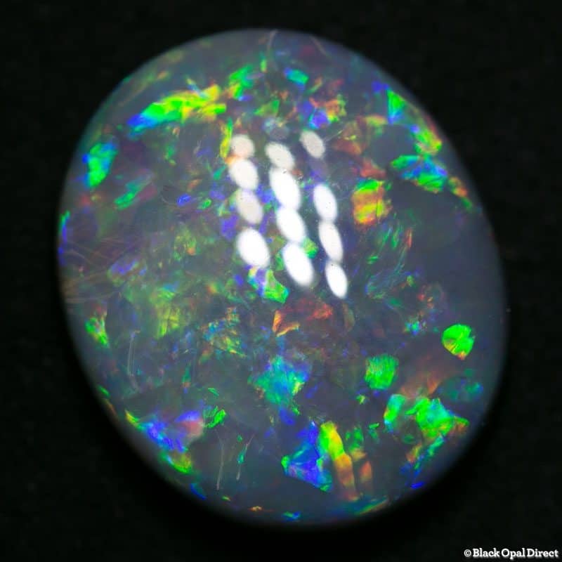 8.68 ct dark opal 17x14x5mm - Image 3
