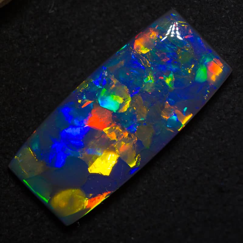 9.08 ct black opal 23x10.4x4.6mm - Image 3