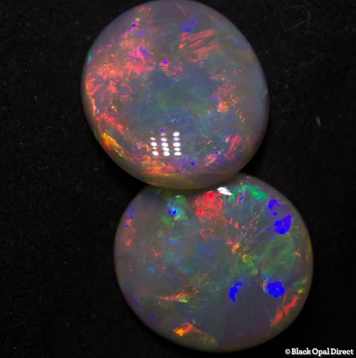 9.23 ct crystal opal pair 14x12.5x4mm on loan to chuck - Image 2