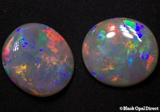 9.23 ct crystal opal pair 14x12.5x4mm on loan to chuck - Image 3