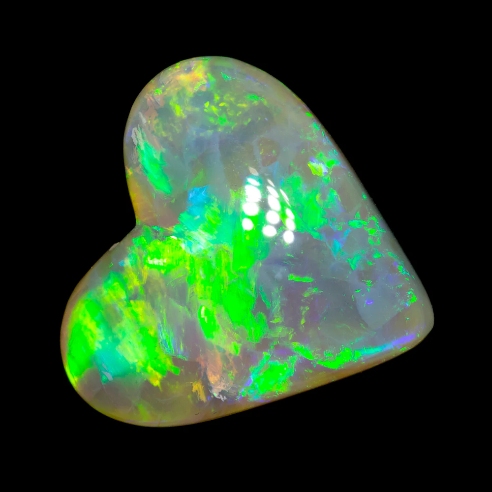9.23 ct gem crystal opal 18x16.8x6.2mm - Image 3