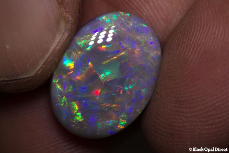 9.30 ct semi black opal 18x13.2x6mm - Image 4
