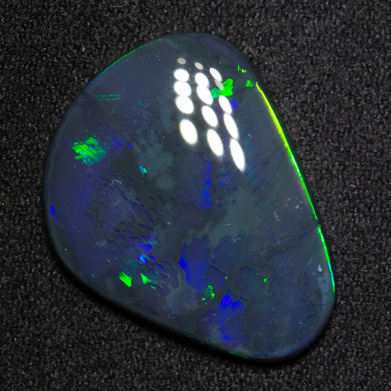 9.31 ct black opal 22.2x16.8x3.6mm - Image 2