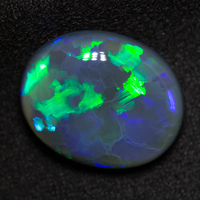 9.32 ct black opal 16.6x13.4x6.4mm - Image 2