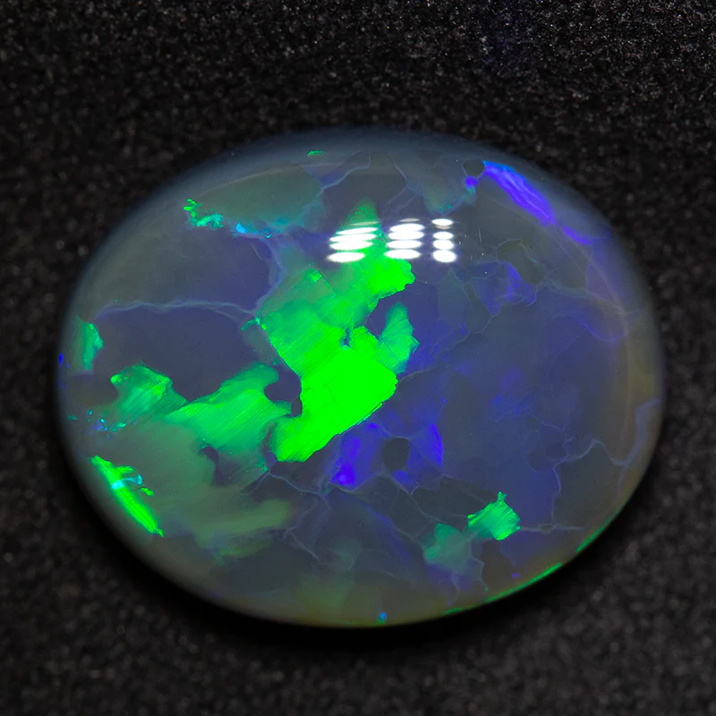 9.32 ct black opal 16.6x13.4x6.4mm - Image 3