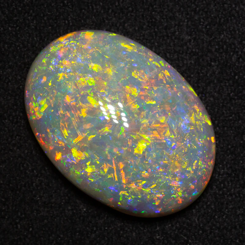9.33 ct white opal 18.8x13.3x6mm - Image 2