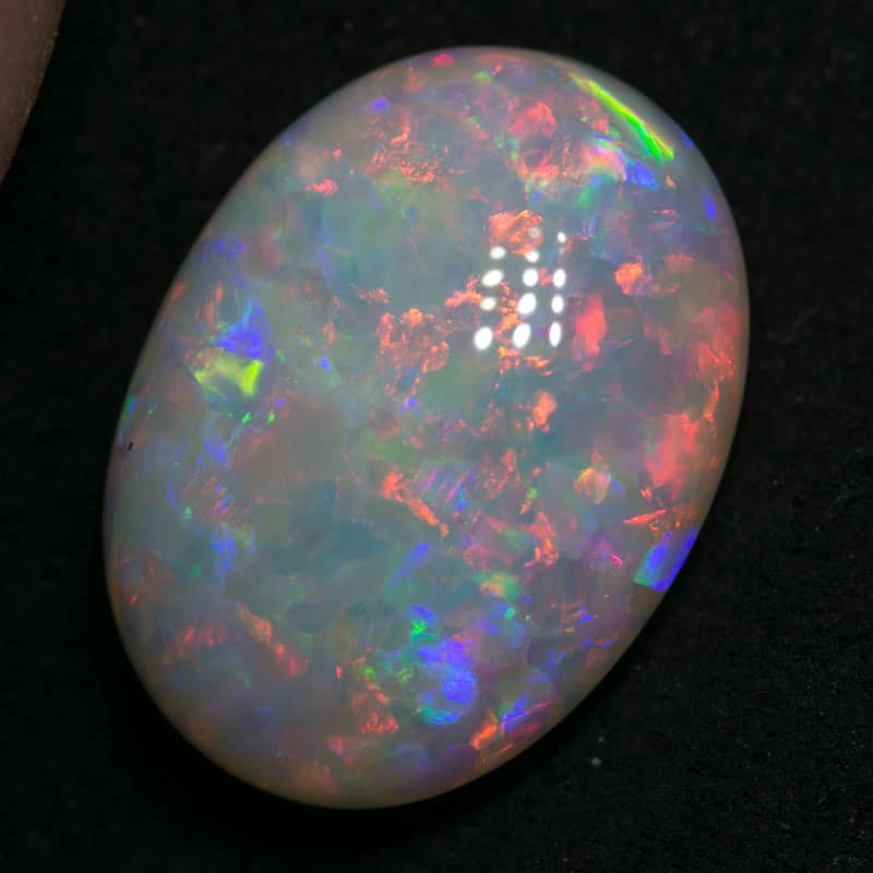 9.37 ct double sided white opal 16x12x8mm - Image 3